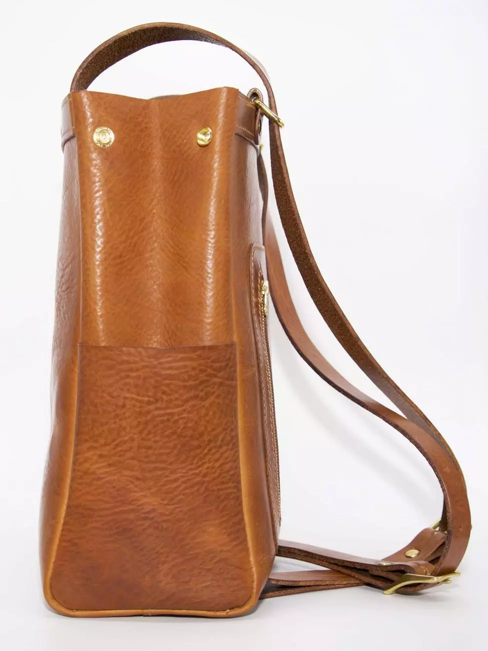 7 - Women leather backpack